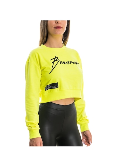 Bonesmen Kadın Sarı Kapüşonlu Sweatshirt