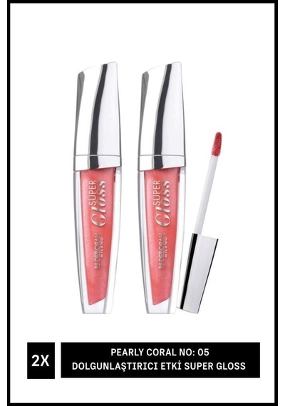 Deborah Milano Pearly Coral No: 05 Dolgunlaştırıcı Etki Super Glossx2 0