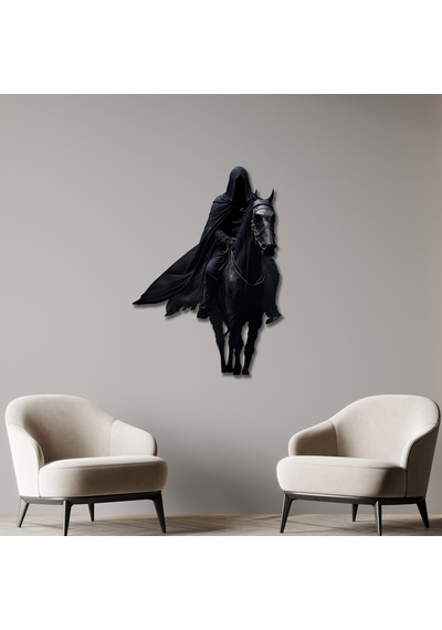 Gece Süvarisi Metal Tablo