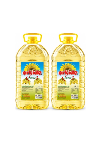Orkide Omega3 Bitkisel Karışım Yağ 5 Lt Pet 2 Li 5 L