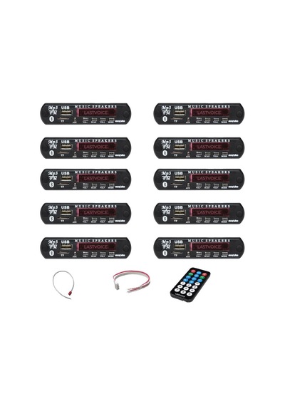 Lastvoice Usb-bt-10x Bluetooth Usb Sd Kart Ve Fm Radyo Özellikli Mp3 Decoder 10 Adet