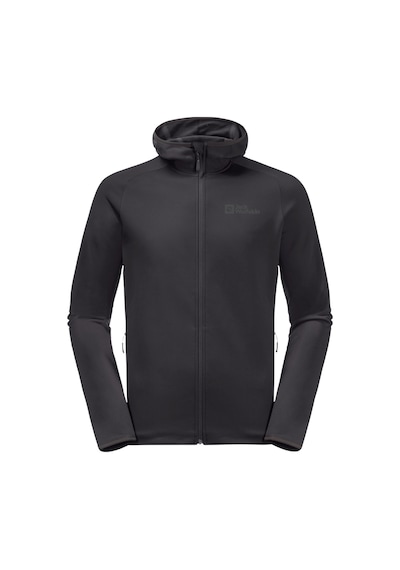 Jack Wolfskin Baiselberg Erkek Outdoor Polar Ceket Antrasit
