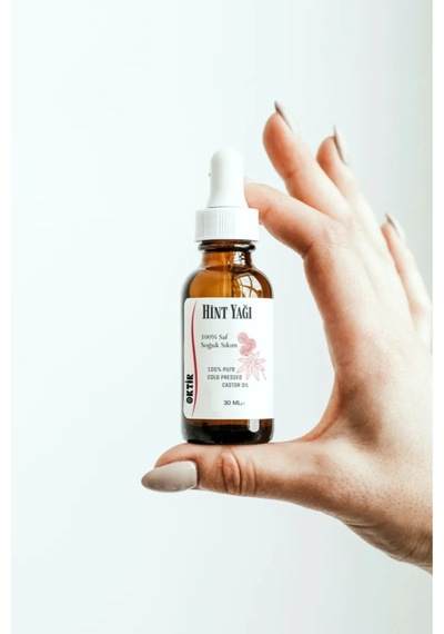 Hint Yağı 30 Ml Kaş, Kirpik, Saç Ve Cilt Için %100 Saf & Soğuk Sıkım Besleyici Bakım Yağı