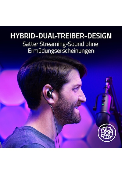 Razer Moray - 7/24 Yayın İçin Ergonomik Kulak İçi Kulaklık Hibrit Çift Sürücü Tasarımı, Ergonomik Düz Tasarım, En İyi Pasif Ses Yalıtımı Siyah Diğer Razer Moray - 7/24 Yayın İçin Ergonomik Kulak İçi Kulaklık Hibrit Çift Sürücü Tasarımı, Ergonomik Düz Tasarım, En İyi Pasif Ses Yalıtımı Siyah Diğer