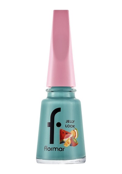 Flormar Juicy Fruits Jelly Look Yüksek Pigmentli & Parlak Bitişli Jel Görünümlü Oje 3Jl97 Porcelain Berry