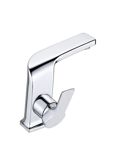 Prım Kısa Lavabo Bataryası Parlak Krom
