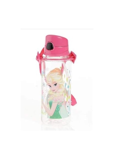 Hakan Çanta Anna & Elsa 500 Ml Kırılmaz Gövde Şeffaf Matara 7872