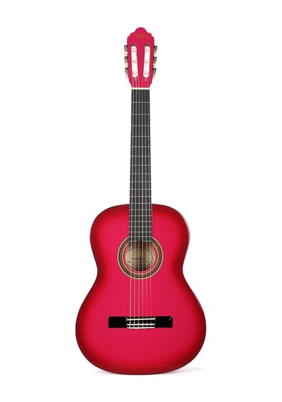 Valencia Vc104tpks Klasik Gitar 4/4 Pembe Sunburst Sap Çelikli - Parlak Cila - Yetişkin Boy
