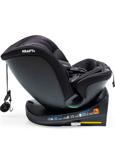 Kraftspin Signal Plus I-size 360 Dönebilen İsofix'li Oto Koltuğu 0-36 Kg Black