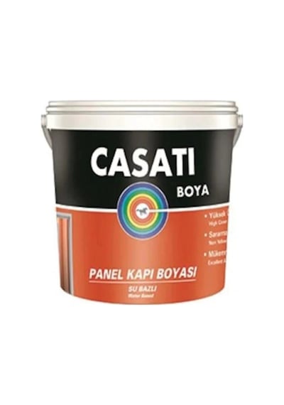 Mey İthalat Casati Su Bazlı Panel Kapı Boyası Beyaz 2,5 Litre