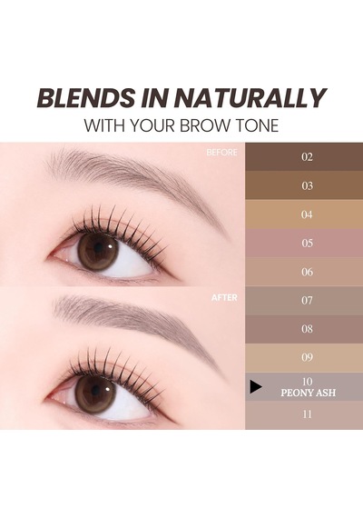 Renklendirici Ve Sabitleyici Kaş Maskarası Speedy Skinny Brow Mascara 10 Hazy Ash