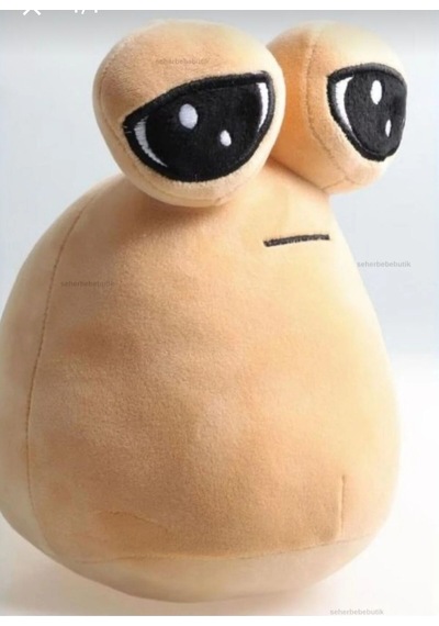 Pou Peluş Oyuncak Sarı