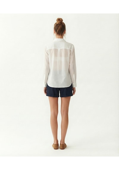 Yargıcı Regular Gömlek Yaka Uzun Kol Gömlek 26ykgm6005x 002 Beyaz