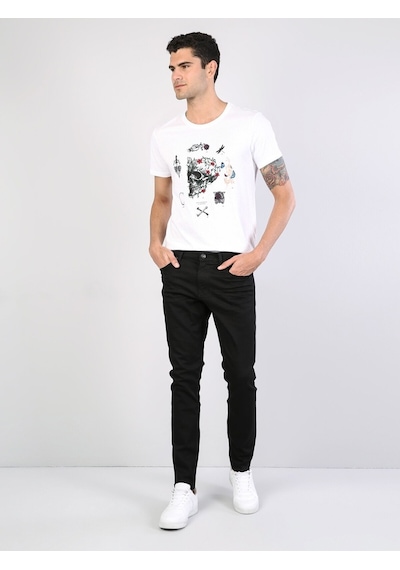 Colin's 041 Danny Düşük Bel Dar Paça Slim Fit Siyah Erkek Jean Pantolon CL1031097_q1.v1_DN06270