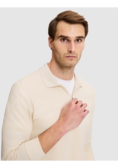Pierre Cardin Bej Slim Fit Basic Sweatshirt 50334013-vr011
