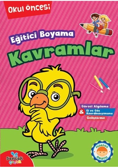 Eğitici Boyama - Kavramlar Okul Öncesi- Sancak Çocuk