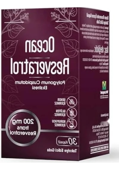 Vegan Resveratrol Kapsülleri, 200 Mg - 30 Kapsül