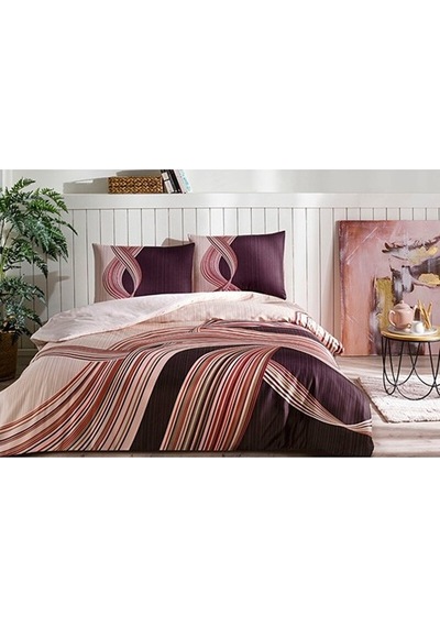 Lilabio Özdilek Pink Wave Çift Kişilik Soft Life Saten Nevresim Takımı
