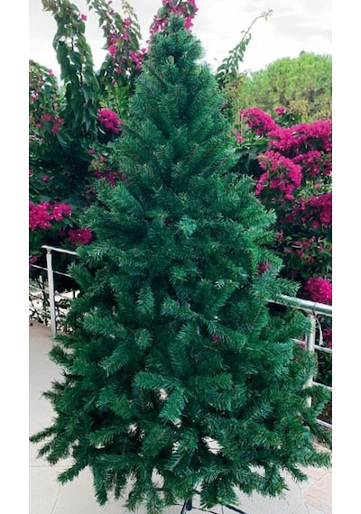 Yılbaşı Çam Ağacı 210 Cm 800 Gür Dallı Demir Ayaklı