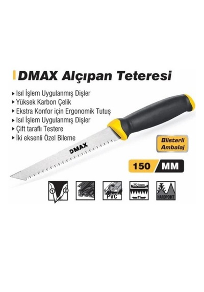 Dmax Alçıpan Testeresi 150 Mm Dmx4235