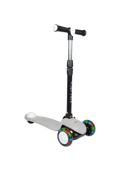 3+ Yaş Pro Scooter Işıklı Mat Gri Renkli Çok Renkli