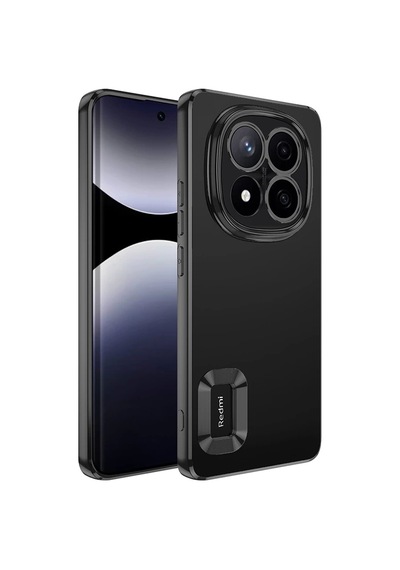 Xiaomi Redmi Note 14 Pro 5g Kılıf + Pet Ekran Koruyucu Set Kamera Lens Korumalı Şeffaf Parlak Kenar Çok Renkli