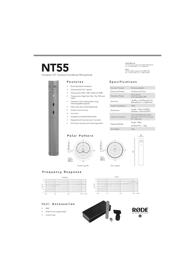 Rode Nt55-Mp Mikrofon.