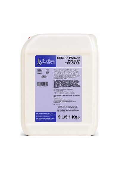 Birka Ekstra Parlak Polimer Yer Cilası 5 Litre Tekli