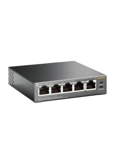 Tp Link 5 Port 10/100/1000 Mbps Switch 4 Port Poe Tl Sg1005P Tp Link 5 Port 10/100/1000 Mbps Switch 4 Port Poe Tl Sg1005P