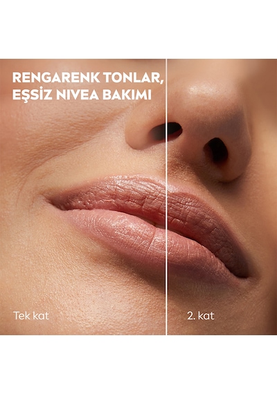 Nivea Renkli Dudak Bakım Kremi ve Yanak Balmı SPF30 Nude