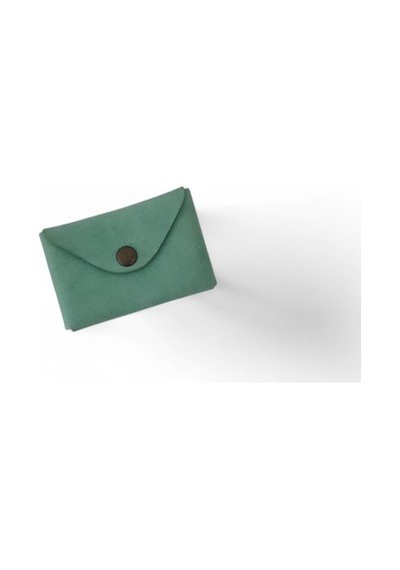 Hedea Origami Deri Kartlık Yeşil Yeşil