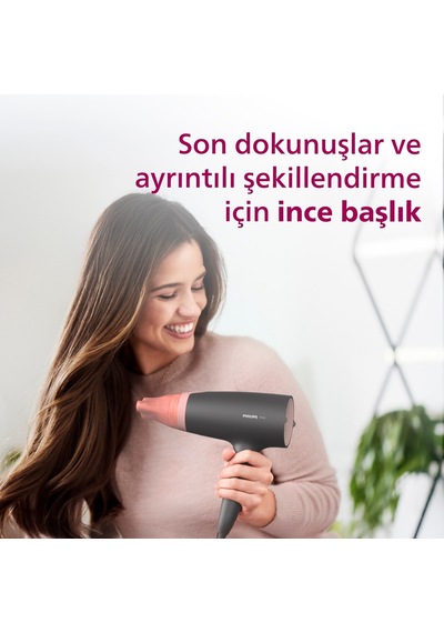 Philips 3000 Serisi Saç Kurutma Makinesi, 2100w, 6 Isı & Hız Ayarı, Thermoprotect Aparatı, Bhd350/06