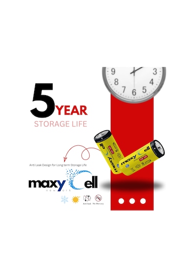 Maxycell 5 Adet Lr1 Piller 1.5v Mn9100, 910a, Lr1, E90