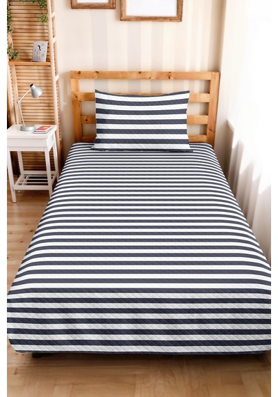 Çizgili Lacivert Genç Odası Tek Kişilik Pike Takımı - Modern Beyaz 160x220 Cm Kapitone Yatak Örtüsü Günbatımı Perde Solgunluğu Çizgili Lacivert Genç Odası Tek Kişilik Pike Takımı - Modern Beyaz 160x220 Cm Kapitone Yatak Örtüsü Günbatımı Perde Solgunluğu