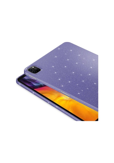 Apple Uyumlu iPad Pro 11 2022 Fuchsia Işıltılı Tablet Kılıf Arka Kapak
