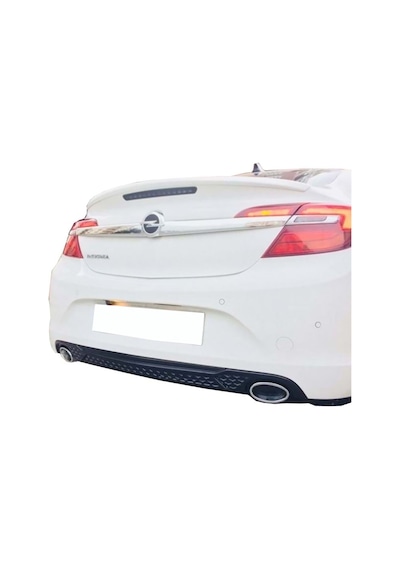 Opel İnsignia A Difüzör + Egzoz Görünüm Parlaksiyah Difizör 2013 2014 2015 2016 2017 Arka+bodykit+ek