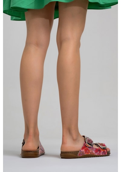 Carlaverde Anatomic Kadın Terlik 213615 Kırmızı Cıcek Kırmızı