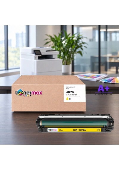 Hp 307a Ce742a Sarı Uyumlu Toner A Plus / Color Laserjet Cp5225 / Cp5225n / Cp5225dn