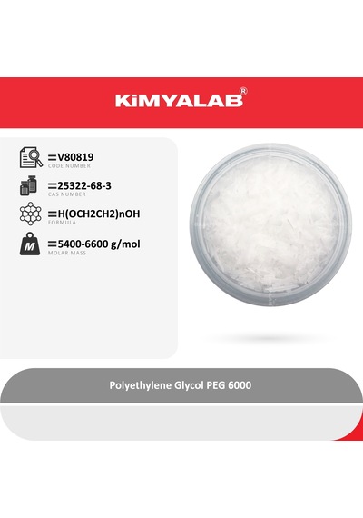 Kimyalab Polietilen Glikol 250g - Payet - Polietilen Glikol 6000