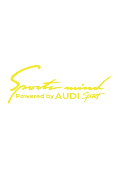 Sports Mind Audi Sports Sticker 17x17 Cm Sarı