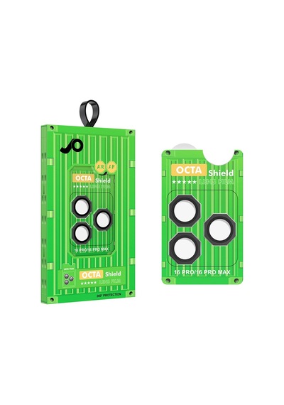 İphone 16 Pro Max Uyumlu Kamera Lens Koruyucu Cl-19 - Siyah - T37784