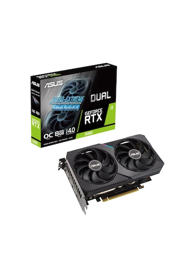Asus NVIDIA GeForce RTX 3060 Dual OC DUAL-RTX3060-O8G 8 GB GDDR6 128 Bit Ekran Kartı