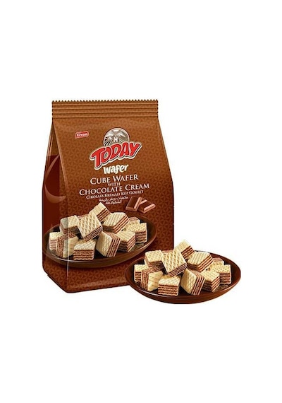 Today Küp Gofret Çikolatalı 200Gr. (1 Paket)