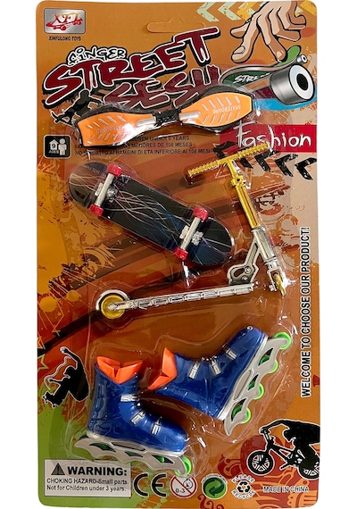 Parmak Kaykay Paten Scooter Mini Finger Skateboard Seti