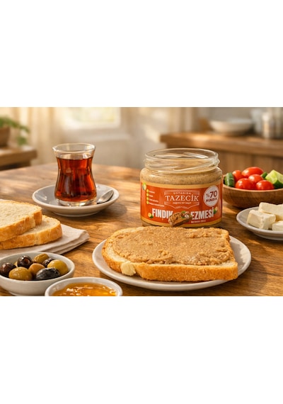 Ustagıda Tazecik %70 Fındık Ezmesi 300 Gram Glütensiz - Vegan