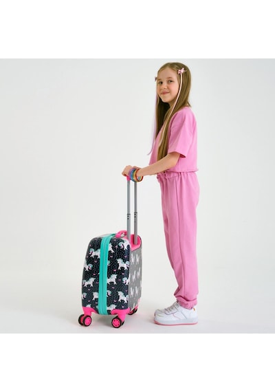 Coral High Kids Lacivert Pembe Unicorn Desenli Çocuk Valizi 16713 Lacivert - Pembe