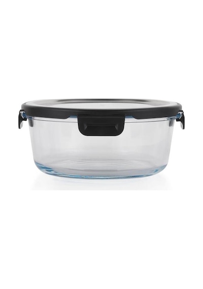 Retro Kilitli Saklama Kabı Yuvarlak 900 Ml-ınox Inox