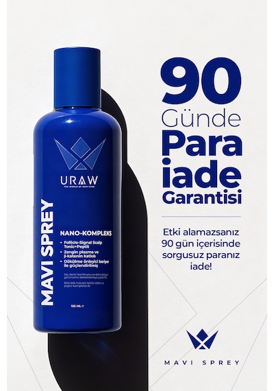 Uraw Saç Kökü Aktivasyon Desteği Mavi Sprey 6 x 125 ML