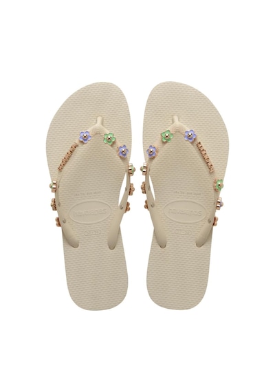 Havaianas Slim Stylish Beige Kadın Gold Terlik Gold Altın