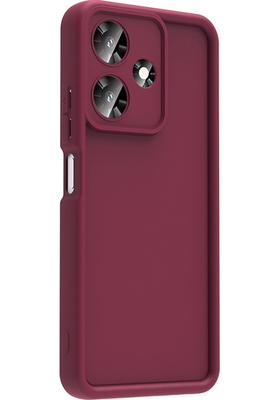 Rba Aksesuar İnfinix Hot 30i Kılıf Kamera Korumalı Rba Ananas Kapak - Siyah Siyah
